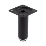 Picior rotund h100 cu posibilitate negru FS014