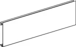 Front alb pentru sertar interior lungime 1100mm pentru sertar Hafele Matrix Box s35