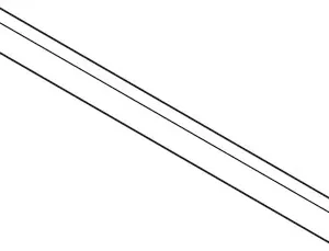 Lonjeron transversal alb pentru suprainaltare front