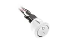 Intrerupator simplu mecanic ingropat pentru led cu functie on/off finisaj alb