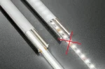 Banda led COB lumina continua calda 8mm 8w/m IP20 12v 3200k
