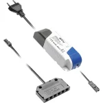 Transformator pentru banda led cu cablu de alimentare si distribuitor pentru leduri 30w