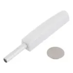 Push open alb GTV lung cu adaptor montaj aparent cu tampon cauciucat - imagine 4