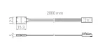 Cablu led conectare transformatormax 2A - imagine 2