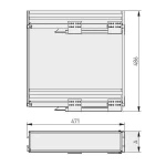 Cos jolly GTV MovixPRO cu amortizare pentru corp de 150 - imagine 2