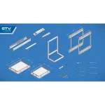 Cos colt extractibil pentru corp 450 - imagine 5