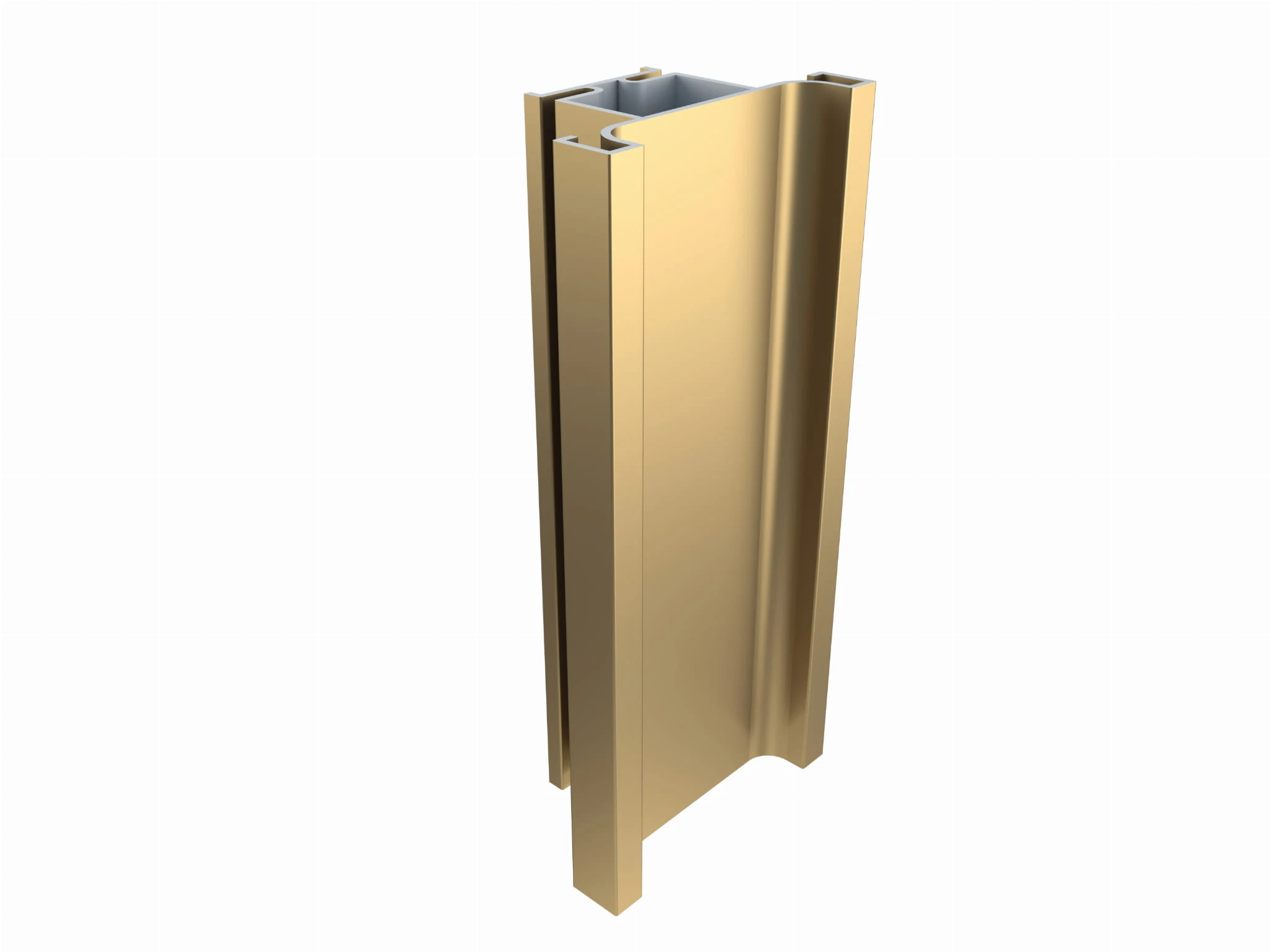 06115 Profil gola vertical auriu tip C 3m - imagine 1