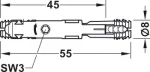 Conector Hafele Ixconect pentru aplicatii ascunse - imagine 2