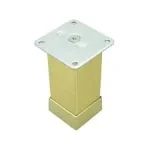 Picior pentru mobila din profil patrat 40x40 mm inaltime H80 finisaj auriu