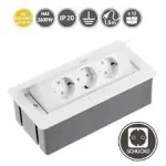 Beepitheto feher billenos konektor 3x220v