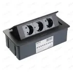 Beepiheto fekete billenos konektor 3x220v