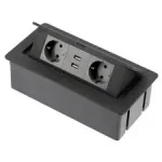 Beepitheto billenos konnektor 2x220v+ 2usb