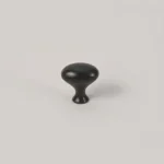 Buton oval CUCUTA finisaj negru