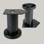 Picior metalic reglabil cilindric