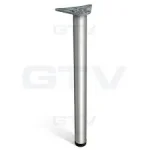 Aluminium szinu kerek asztallab h820