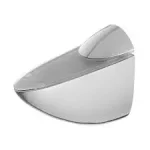 Aluminium szinu uvegpolctarto 55mm