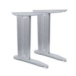 Picioare pentru birouri (pret/set 2buc) finisaj aluminiu