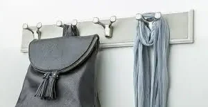 CUIER PENTRU HAINE TOLEDO CU DOUA BRATE FINISAJ ALU