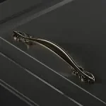 Maner antichizat negru lucios pentru mobila Werona 96mm