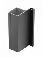 Profil maner tip gola verticala folosita la aplicatii fara maner pentru o usa finisaj negru 3m