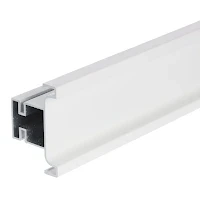 vertC10 Profil gola verticala pentru doua usi alb 3m - imagine 1
