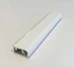 Profil antistrop Dreptunghiular 11x24mm finisaj alb mat