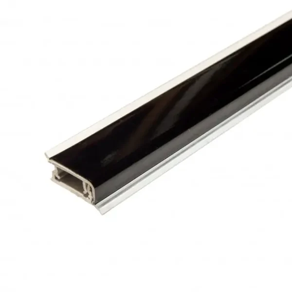 Teglalap alaku vizzaro 11x24mm matt fekete szinben