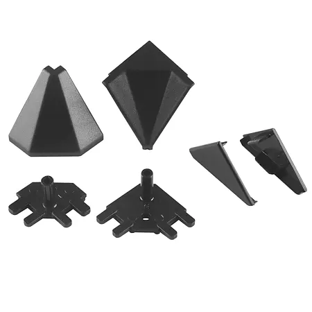 SET NEGRU Set antistrop negru triunghiular 30x30 - imagine 1