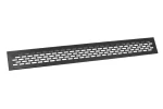 Grilaj de aerisire negru mat 60x484