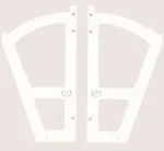 Suport pantofi un rand din plastic