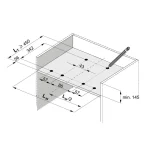 Masa de calcat extractabil pliabil rotativ - imagine 2
