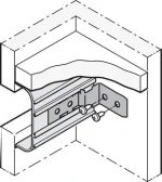 Coltar fixare profil gola C si J - imagine 3