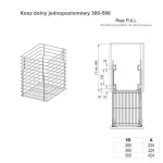 Cos rufe pentru corp de 600 - imagine 2