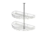 Mecanism Häfele 2 coșuri 1/2 rotatie 180°, pentru corp de colț 700mm - imagine 4