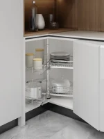 Mecanism Häfele 2 coșuri rotative 270°, pentru corp de colț