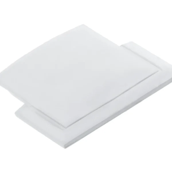 Capac din plastic alb pentru capat profil led frezat