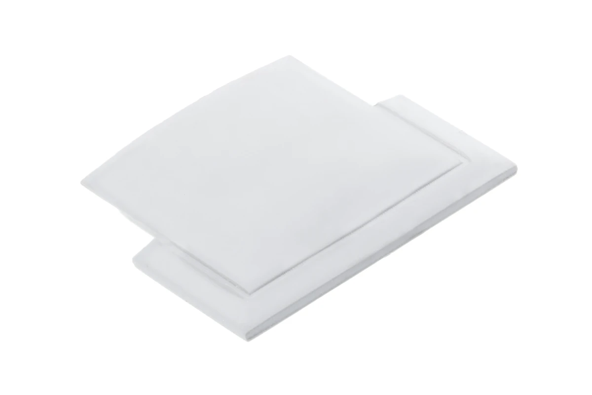 PA-ZASGLAX-10 Capac din plastic alb pentru capat profil led frezat - imagine 1
