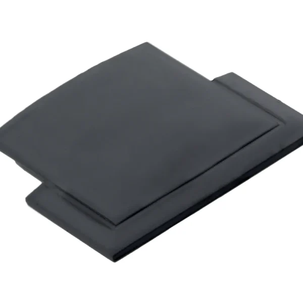 Capac negru din plastic pentru profil led frezat