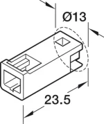 Cablu prelungitor bandă LED Häfele Loox5 12 V - imagine 3