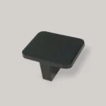 Buton maner Quadro 40x40 negru mat