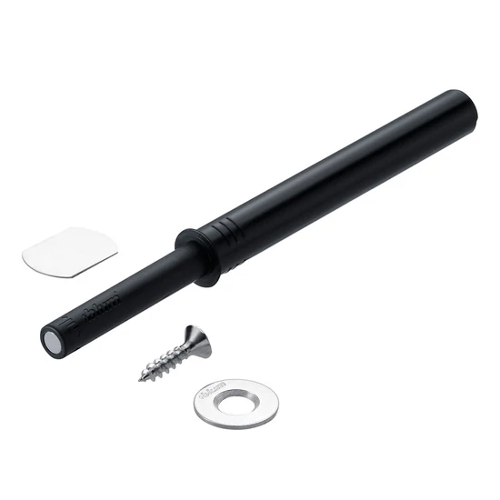 956A1004CS Push open Blum negru versiunea lunga cu magnet finisaj - imagine 1
