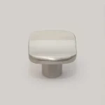 Buton patrat furnica pentru mobila finisaj inox