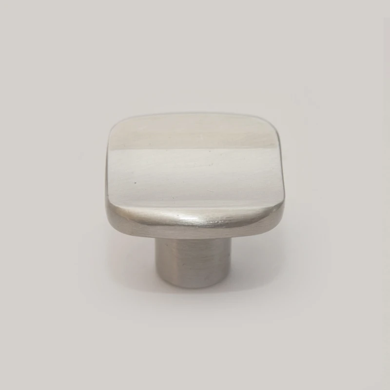 Z6044-inox Buton patrat furnica pentru mobila finisaj inox - imagine 1