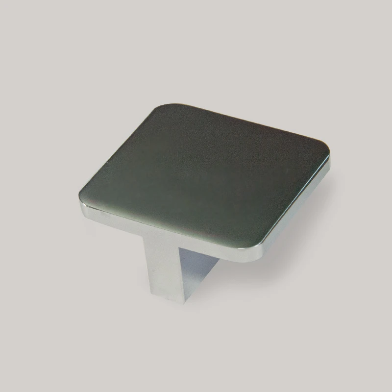 buton-718-crom Buton maner Quadro 40x40 crom - imagine 1