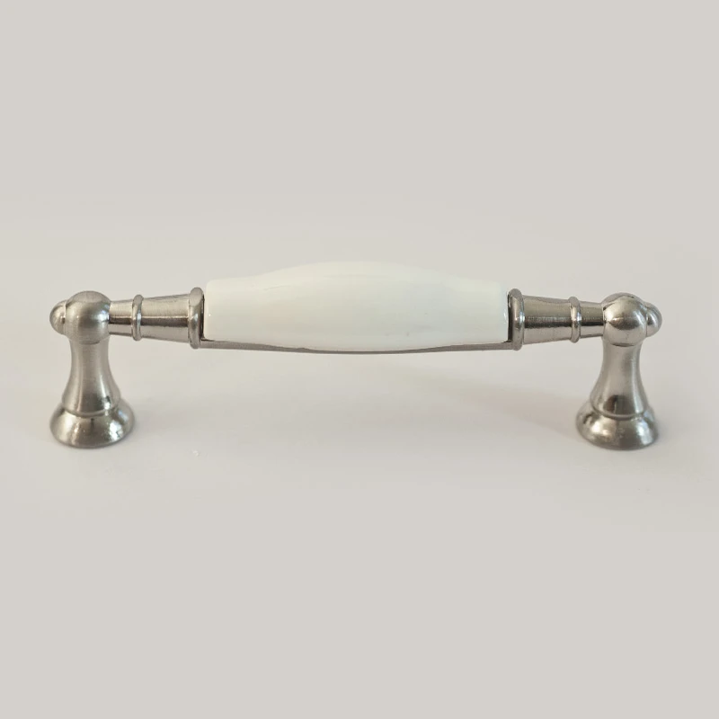 CS8939-inox Maner inox cu ceramica alba - imagine 1