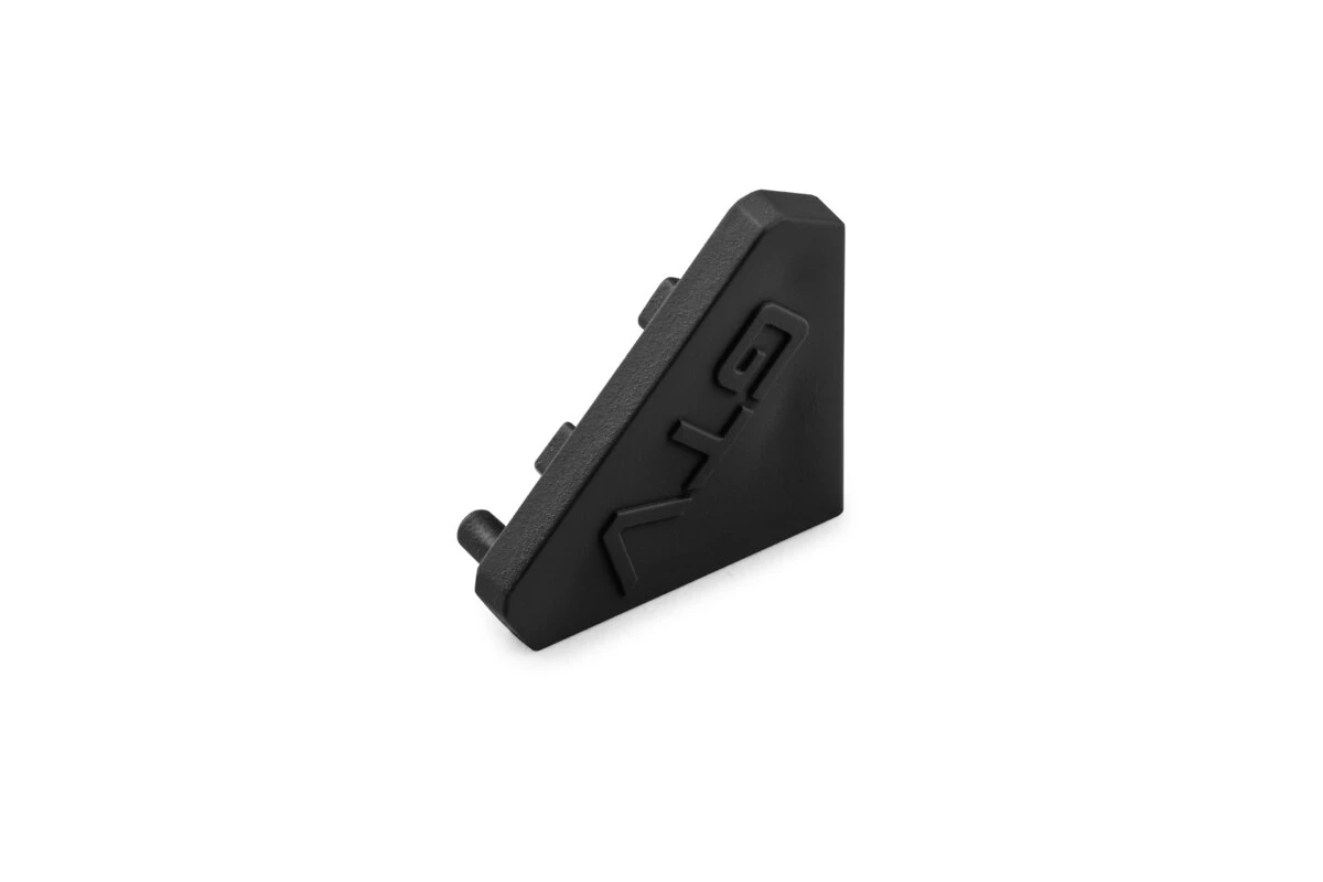 PA-ZASGLAXNKKTP-20M Capac capat profil led 90 grade negru - imagine 1