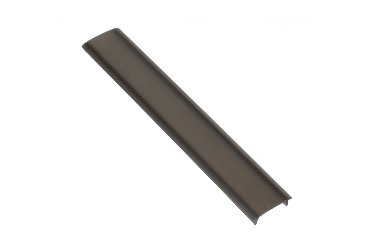 pa-osclglax Difuzor negru pentru profil led ingropat si de colt - imagine 1