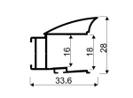 sevroll profil maner Era aluminiu 3m - imagine 2